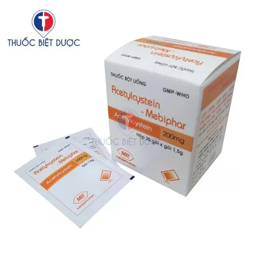 Hình ảnh Acetylcystein - Mebiphar