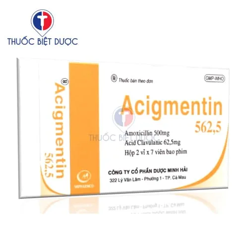 Hình ảnh Acigmentin 562,5