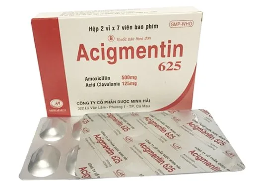 Hình ảnh Acigmentin 625