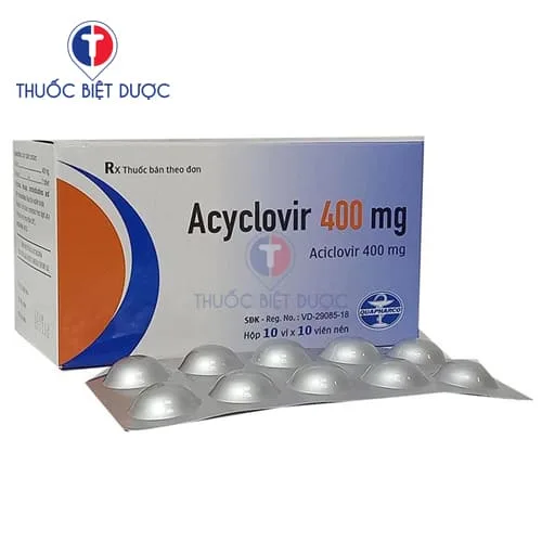 Hình ảnh Acyclovir 400mg