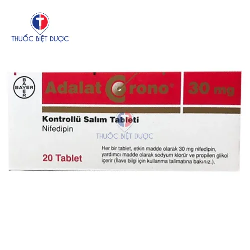 Hình ảnh Adalat Crono 30mg