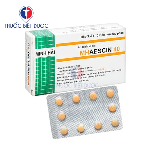 Hình ảnh Aescin 40mg