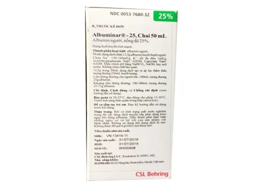Hình ảnh Albuminar 25
