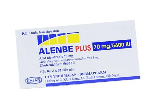 Hình ảnh Alenbe plus 70mg/5600 IU