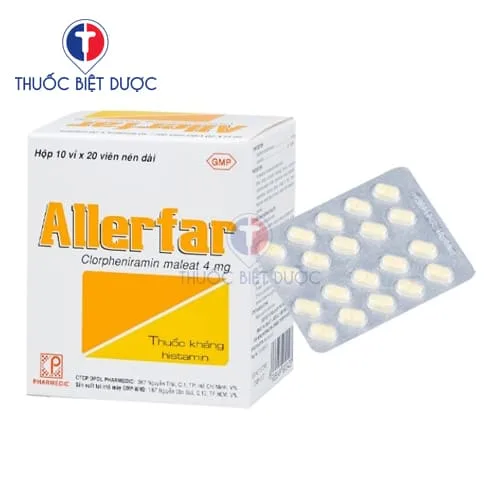 Hình ảnh Allerfar 4mg