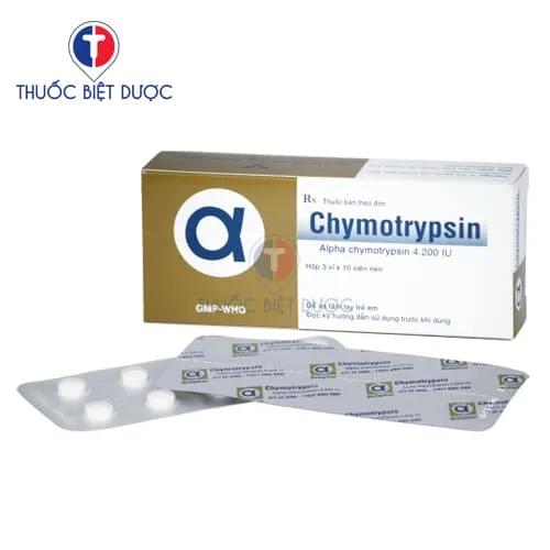 Hình ảnh Alpha chymotrypsin 4, 2mg