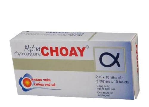 Hình ảnh Alphachymotrypsine choay