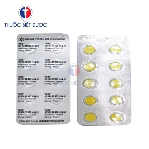 Hình ảnh Ambroxol 30mg Tablet