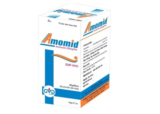 Hình ảnh Amomid 250 mg/5 ml