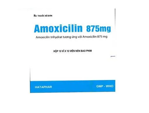 Hình ảnh Amoxicilin 875 mg