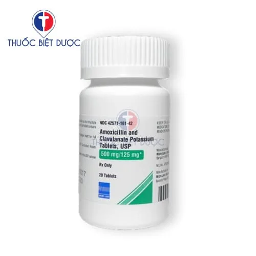 Hình ảnh Amoxicillin & Potassium clavulanate Tablets BP