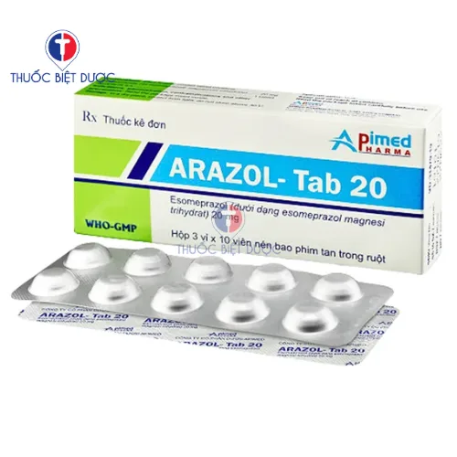 Hình ảnh Arazol-Tab 20mg