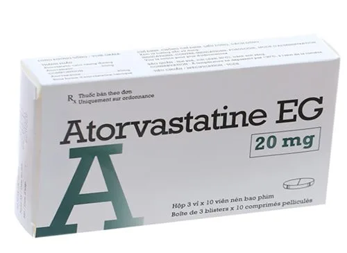 Hình ảnh Atorvastatine EG 20mg 