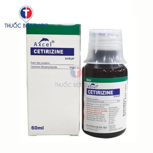 Hình ảnh Axcel Cetirizine Syrup 5 mg/5ml