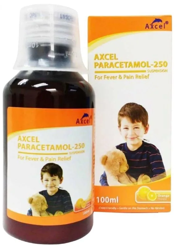 Hình ảnh Axcel Paracetamol-250 suspention Orange