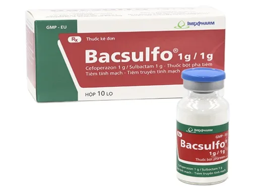 Hình ảnh Bacsulfo 1g/1g