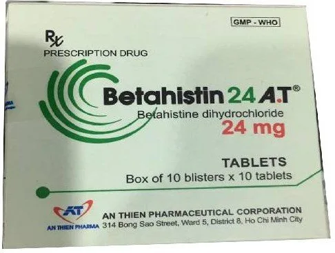 Hình ảnh Betahistin 24 A.T