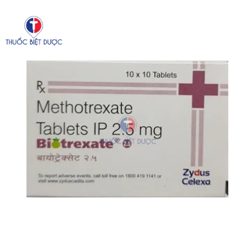 Hình ảnh Biotrexate 2.5mg Zydus