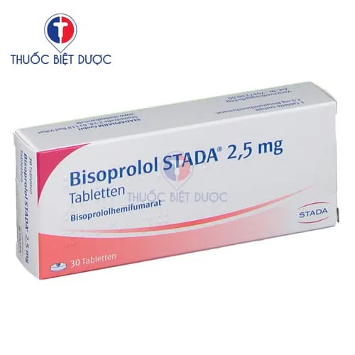 Hình ảnh Bisoprolol 2,5mg Tablets