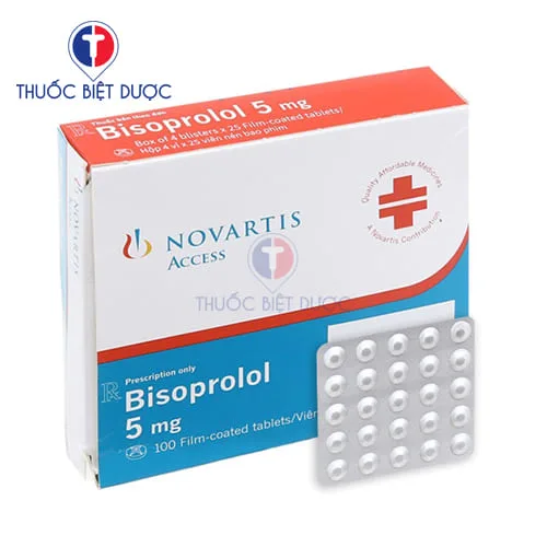 Hình ảnh Bisoprolol 5mg