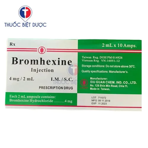 Hình ảnh Bromhexine injection