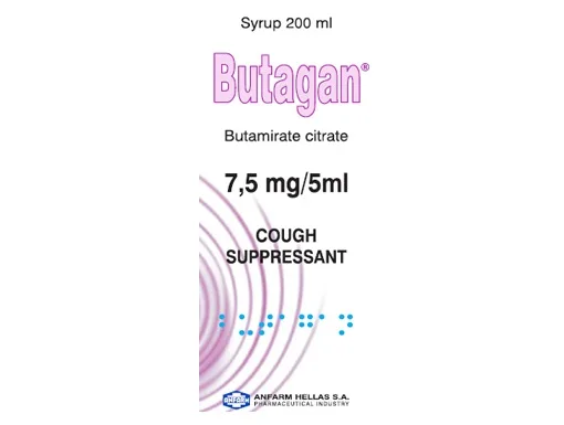 Hình ảnh Butagan Syrup 7,5mg/5ml