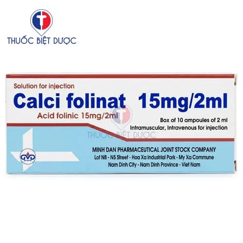 Hình ảnh Calci Folinat 15 mg/ 2ml