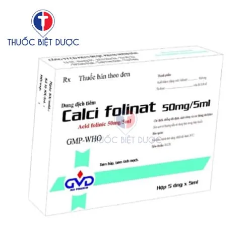 Hình ảnh Calci folinat 50mg/5ml