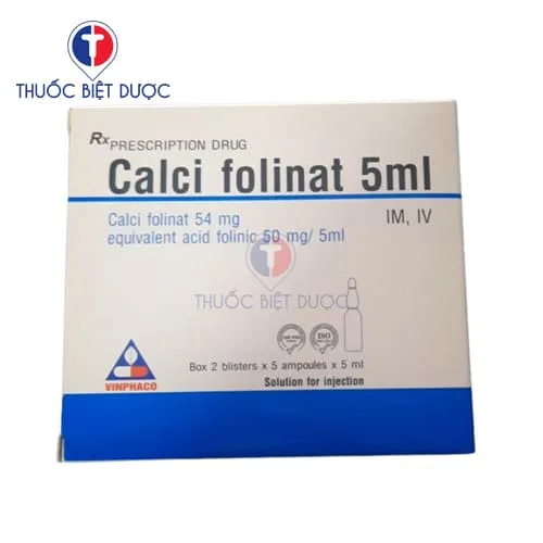 Hình ảnh Calci folinat 5ml
