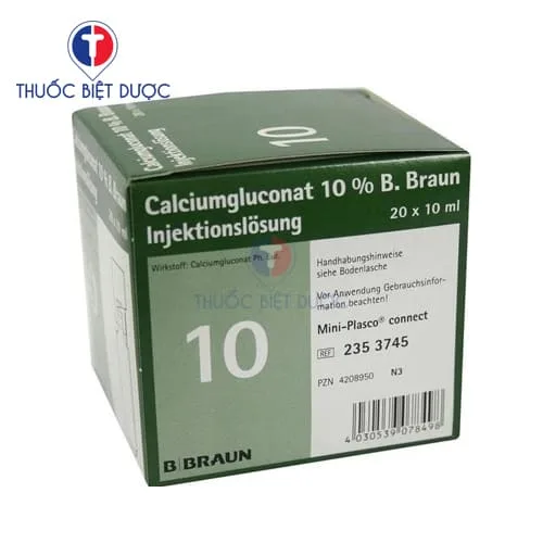 Hình ảnh Calcium Gluconat 10% w/v Injections
