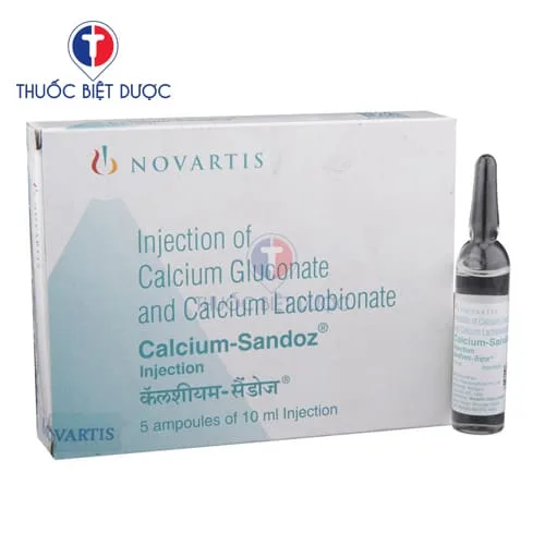 Hình ảnh Calcium sandoz 10ml