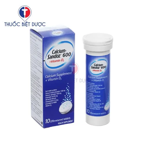 Hình ảnh Calcium-Sandoz 600 + Vitamin D3