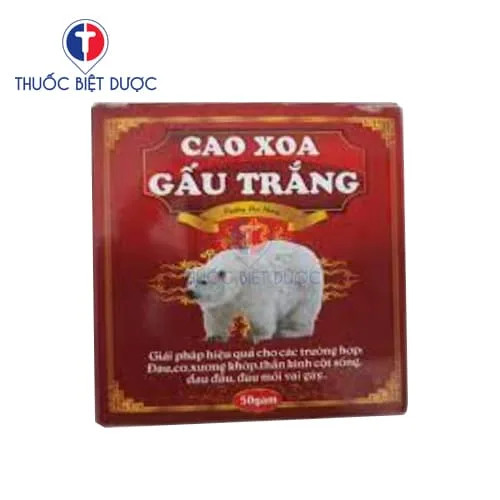 Hình ảnh Cao xoa bóp gấu trắng