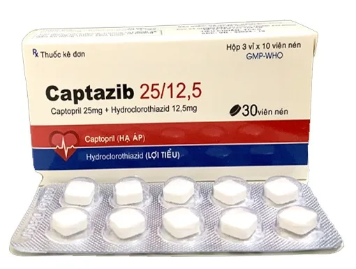 Hình ảnh Captazib 25/12,5