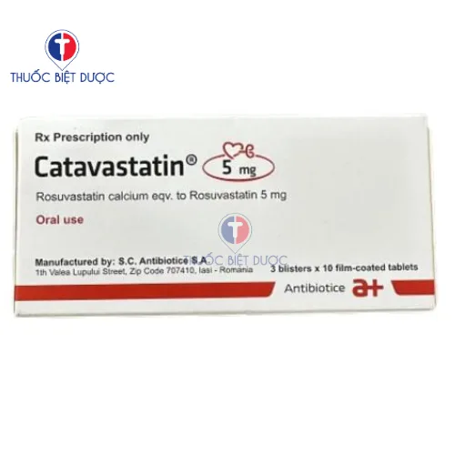 Hình ảnh Catavastatin 5mg Antibiotice