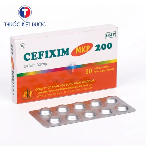 Hình ảnh Cefixim MKP 200mg