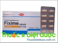 Hình ảnh Cefixime capsule 100mg