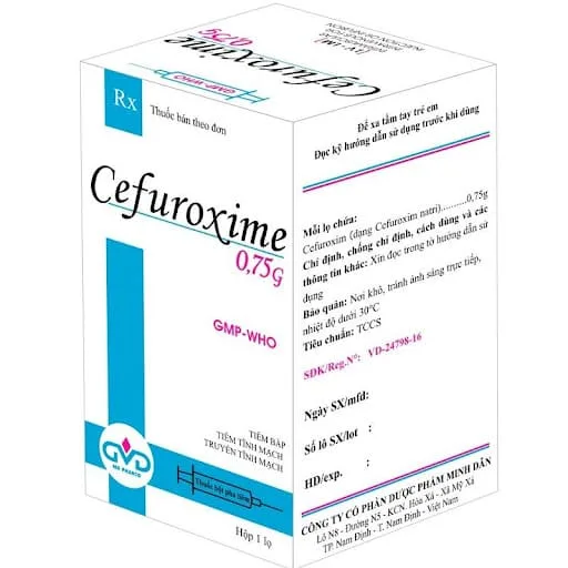 Hình ảnh Cefuroxime 0,75g