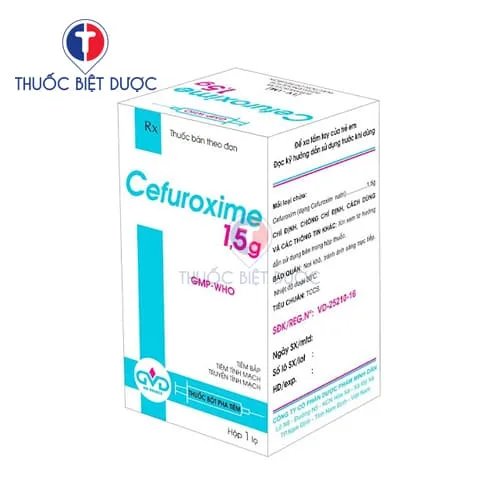Hình ảnh Cefuroxime 1,5g