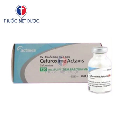 Hình ảnh Cefuroxime Actavis 750mg