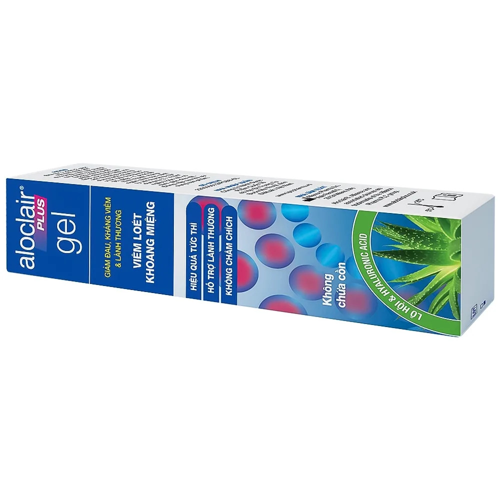 Hình ảnh Gel bôi Aloclair Plus Gel giảm đau, kháng viêm và lành viêm loét khoang miệng (8ml)