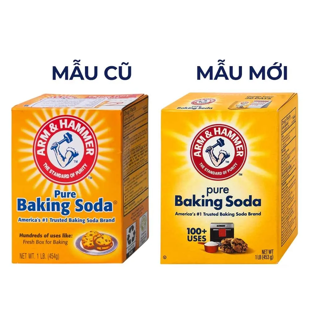 Hình ảnh Bột nổi Baking Soda ARM & Hammer dùng làm chất ổn định (453g)