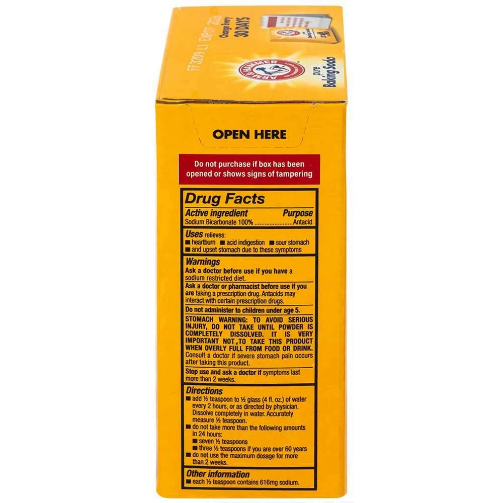 Hình ảnh Bột nổi Baking Soda ARM & Hammer dùng làm chất ổn định (453g)