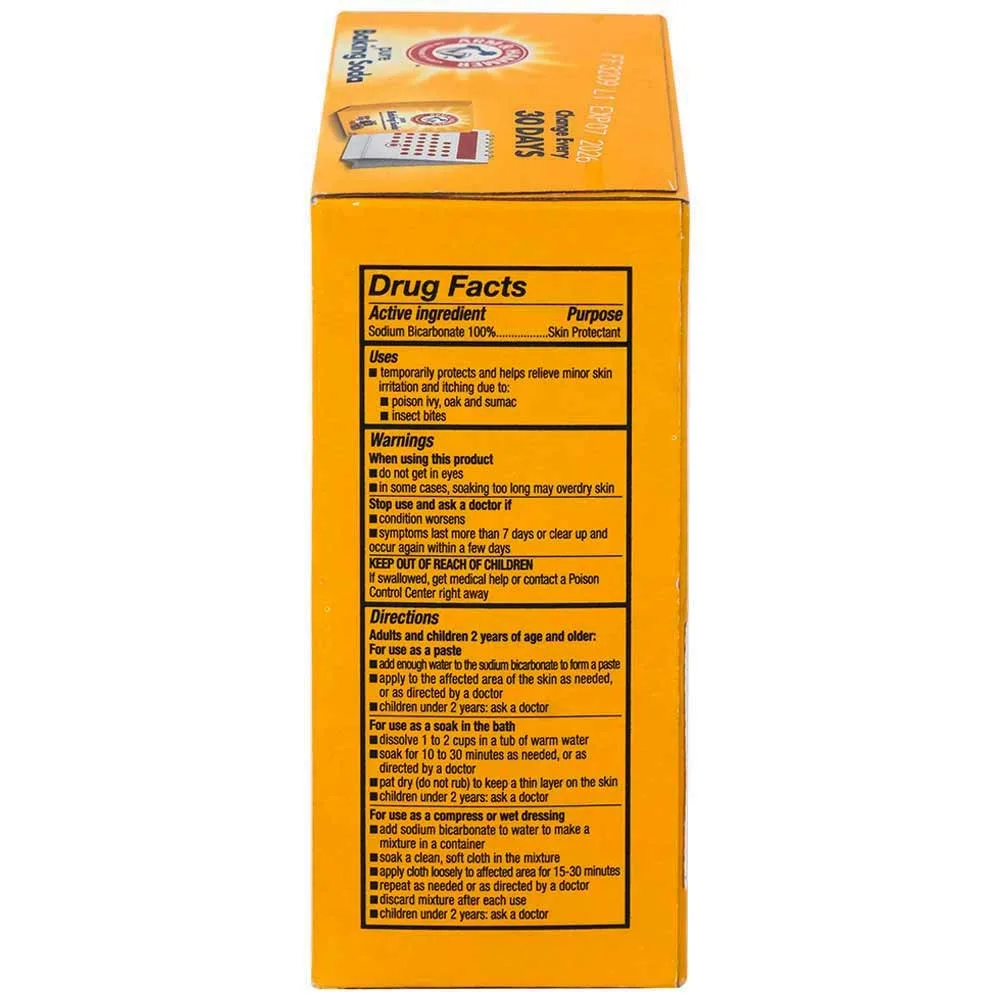 Hình ảnh Bột nổi Baking Soda ARM & Hammer dùng làm chất ổn định (453g)