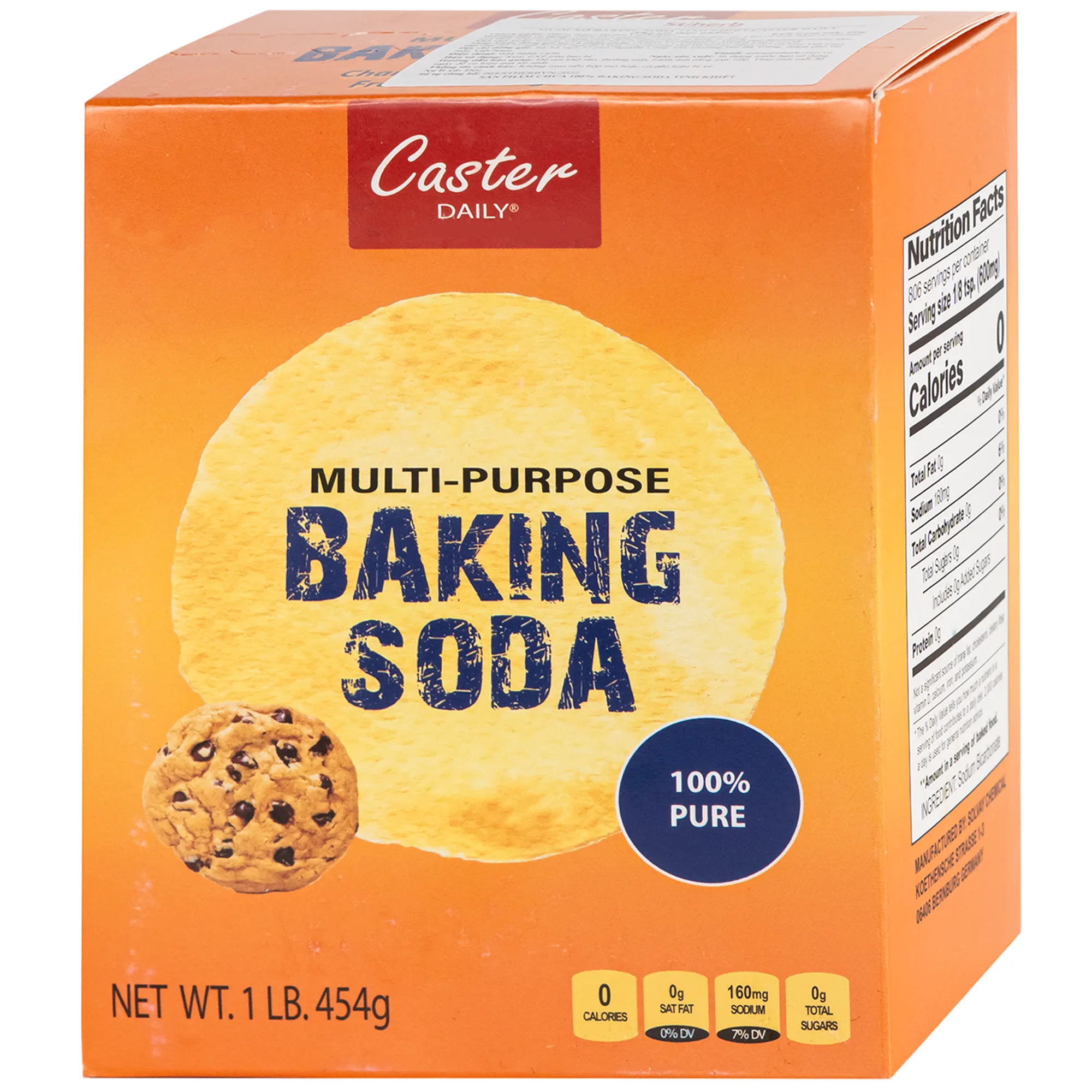 Hình ảnh Muối nở baking soda tinh khiết Caster daily (454g)
