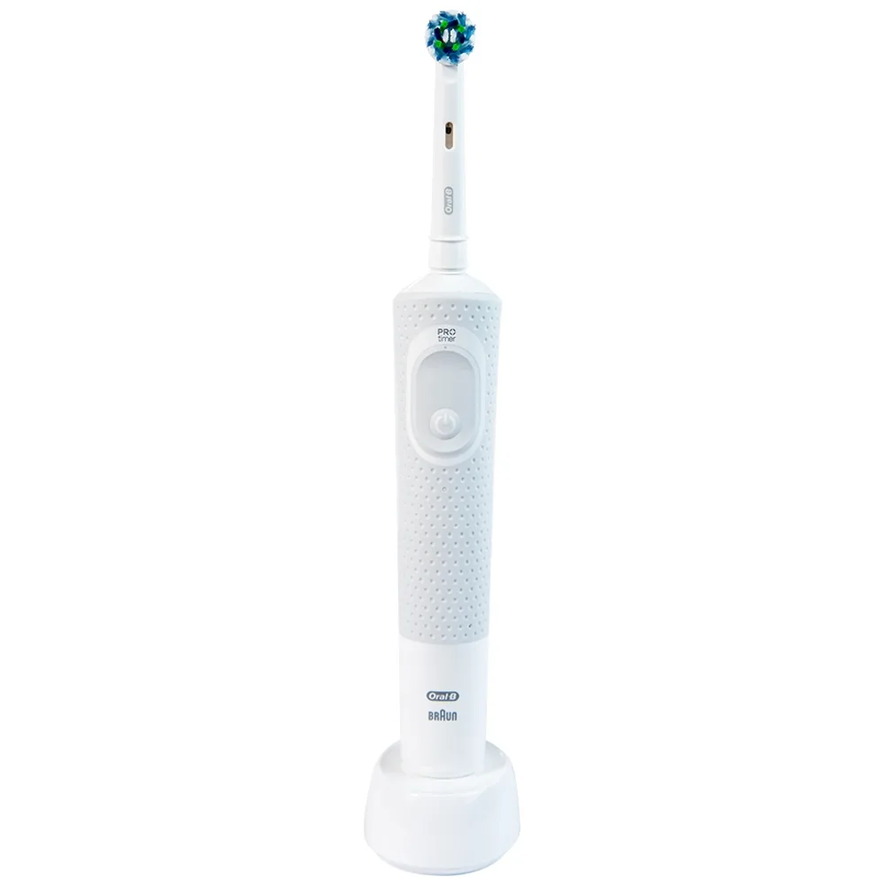 Hình ảnh Bàn chải đánh răng điện Oral-B Vitality CrossAction White D100.413.1 loại bỏ được mảng bám và vết ố trên răng