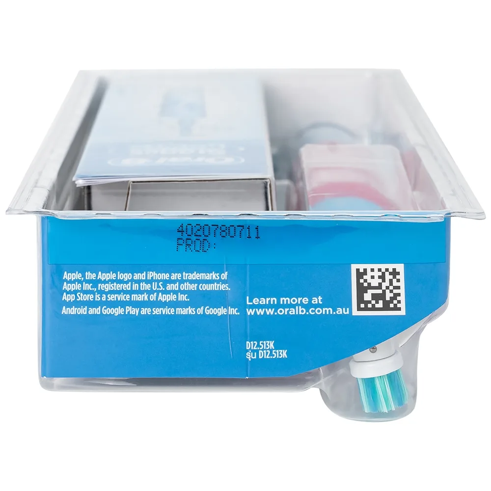 Hình ảnh Bàn chải đánh răng trẻ em sạc điện Oral-B Vitality D12 Disney Frozen giúp làm sạch mảng bám trên răng một cách toàn diện