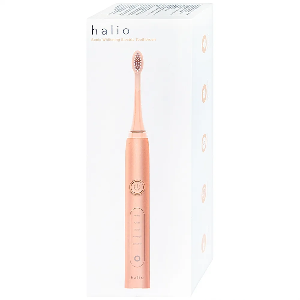 Hình ảnh Bàn chải điện làm trắng răng Halio Sonic Whitening Toothbrush Pro Rose Gold