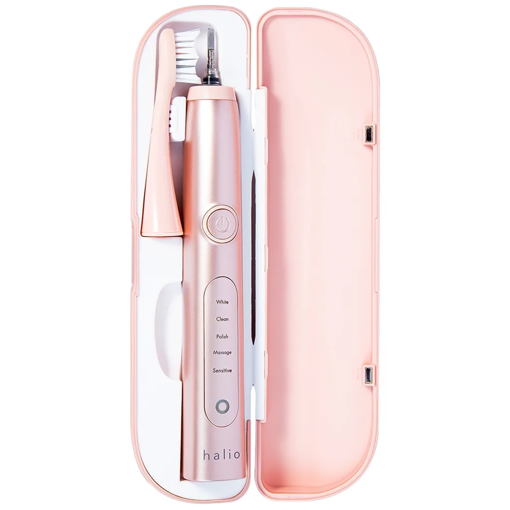 Hình ảnh Bàn chải điện làm trắng răng Halio Sonic Whitening Toothbrush Pro Rose Gold