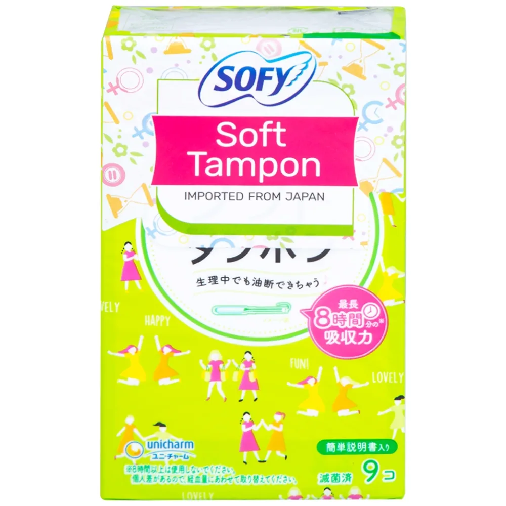 Hình ảnh Băng vệ sinh Sofy Soft Tampon khả năng thấm hút tốt (9 miếng)